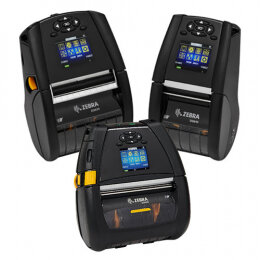 Zebra ZQ630 Plus, 19mm Kern, RS232, BT (BLE), WLAN, 8 Punkte/mm (203dpi), linerless ZQ63-AUW2E14-00