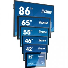 iiyama ProLite TE8612MIS-B1AG, 217,4cm (85,6), Infrarot, 4K, schwarz TE8612MIS-B1AG