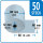 Bonrollen BLUE4EST, 80 mm / 80 mm / 12 mm / 80 m / 20 St&uuml;ck /Karton