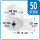 Bonrollen Thermopapier, 57 mm / 64 mm / 12 mm / 50 m / 50 St&uuml;ck /Karton